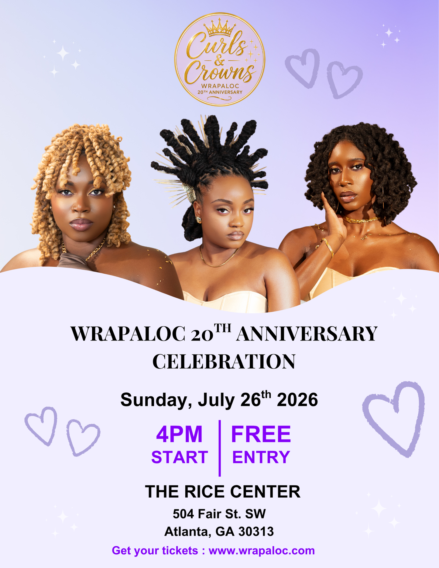 Curls & Crowns | Wrapaloc's 20th Anniversary Celebration